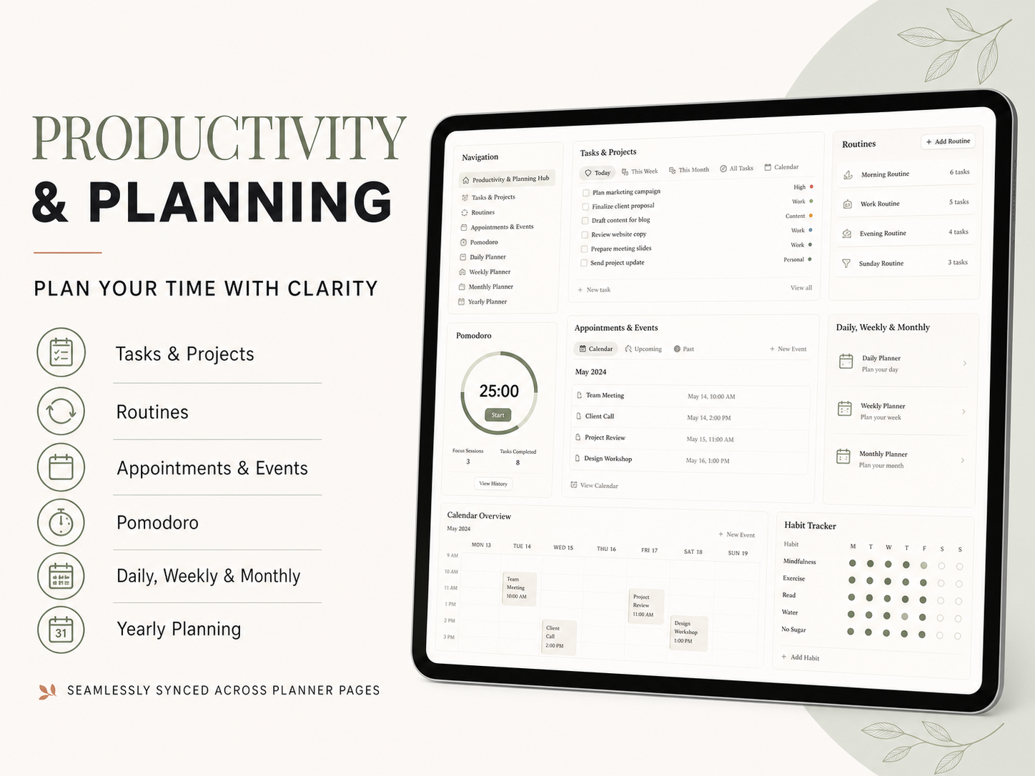 Productivity & Planning Hub